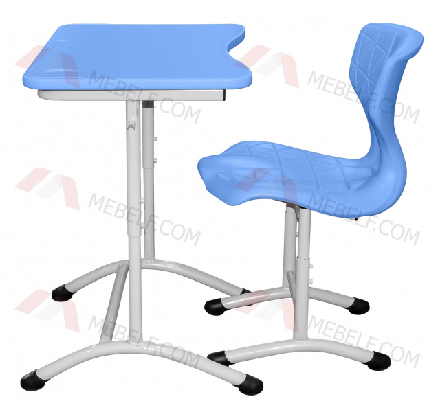 Школьный стол ШСТ11 и стул ШС10, синий