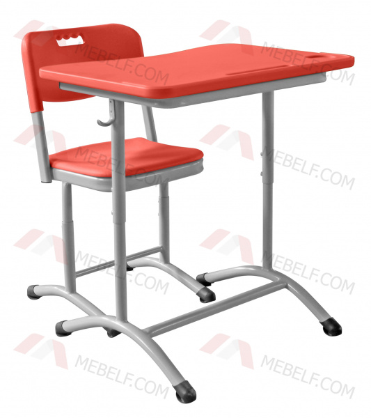 Школьный стол ШСТ11 и стул ШС01, оранжевый